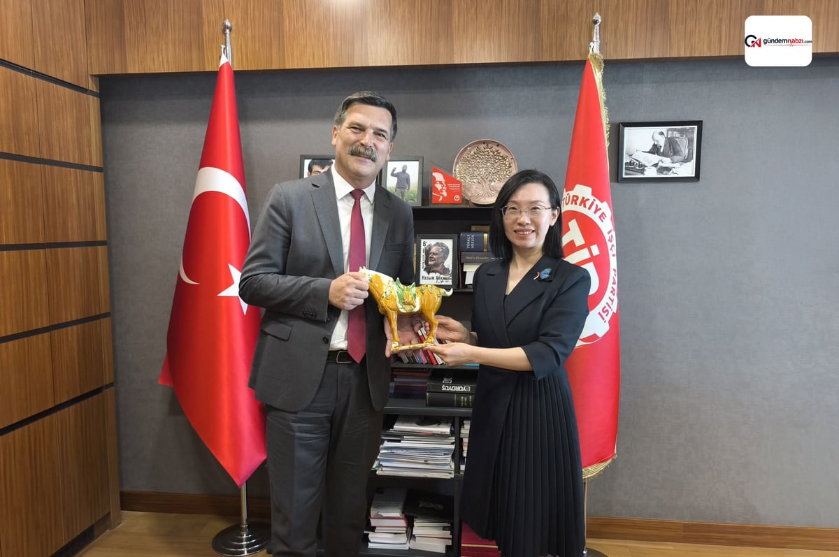 TİP Genel Başkanı Erkan Baş, Çinli Siyasi Müsteşar Guo ile görüştü