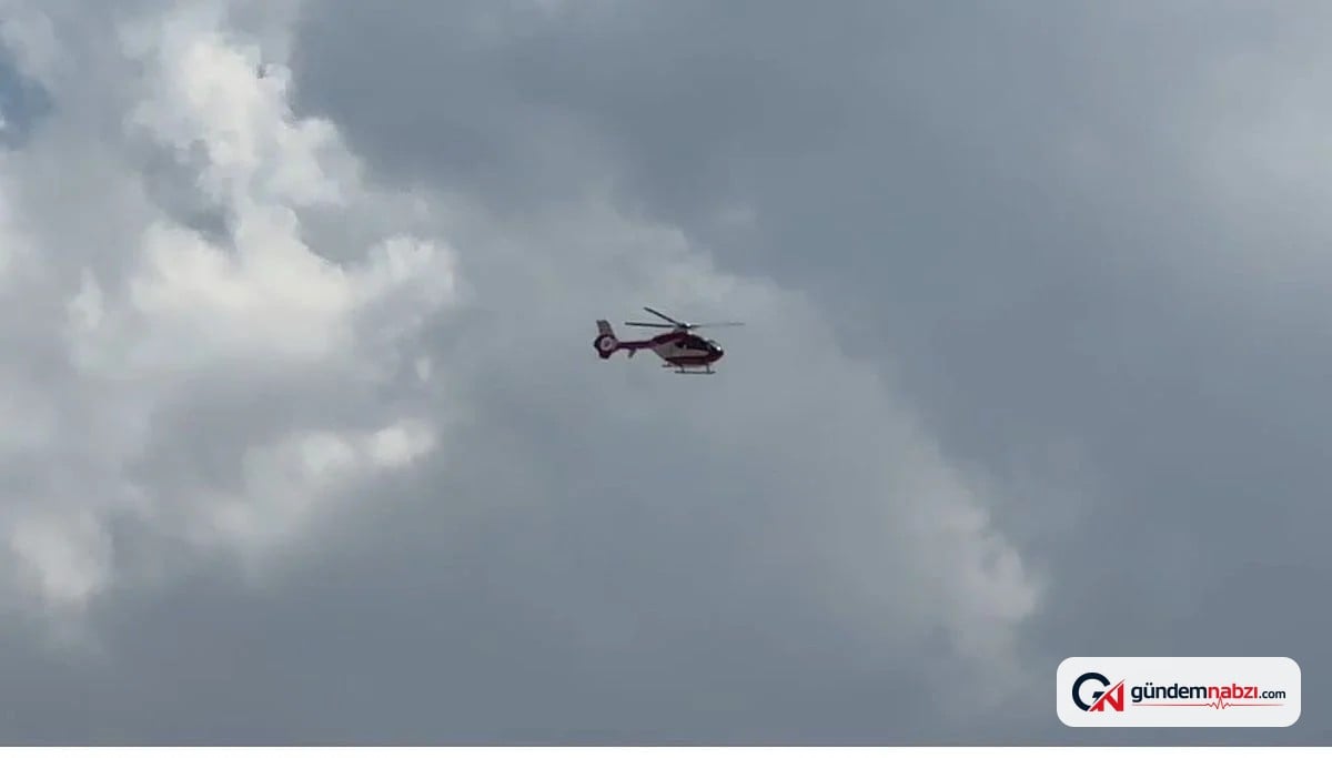 83 yaşındaki hasta Hakkari Yüksekova'ya helikopter ambulansla sevk edildi
