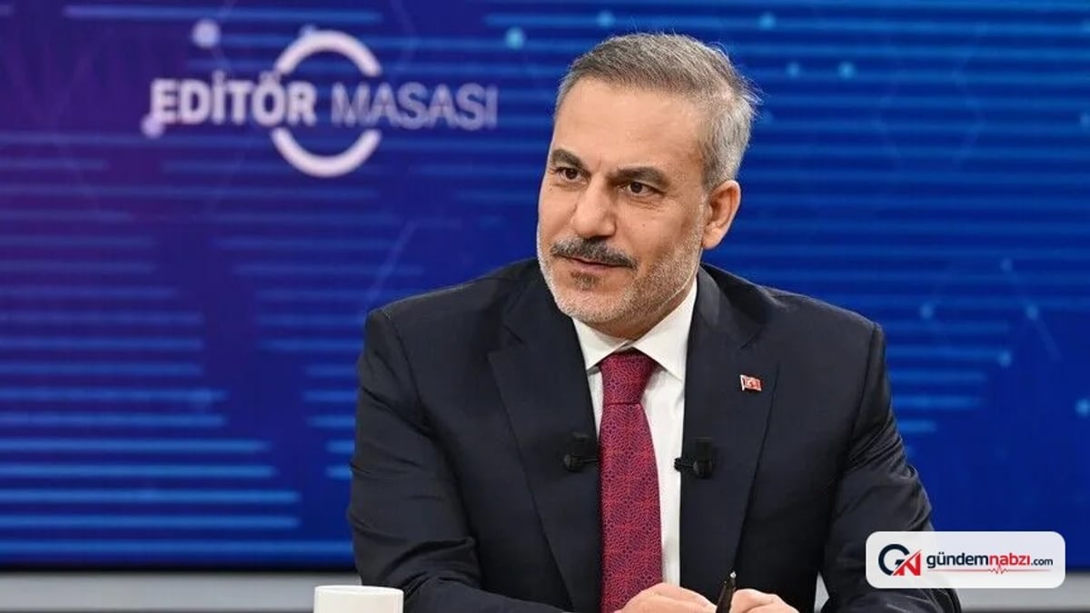Dışişleri Bakanı Fidan, AA Editör Masası'nın konuğu