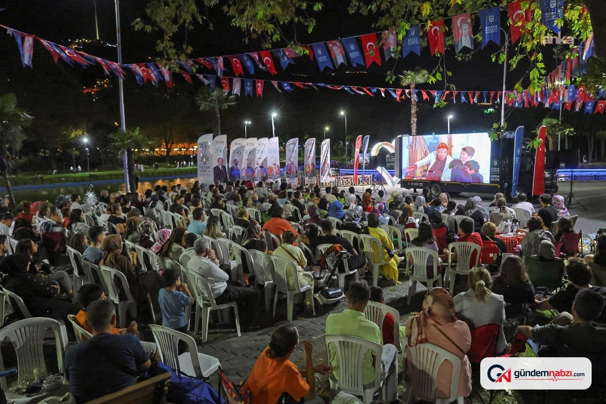 Bursa'da Kültürpark Yeşilçam Sinema Akşamları başladı