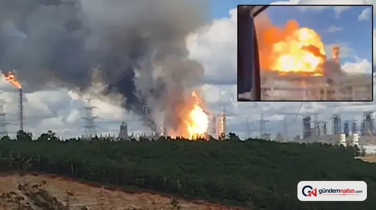Amur'da gaz-kimya kompleksinde yangın: 1 Çinli öldü