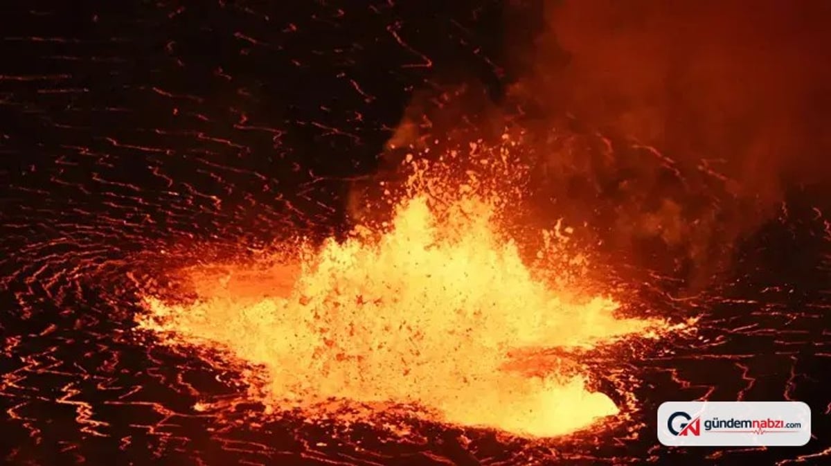Kilauea Yanardağı 53. kez patladı: 150 metre yüksekliğe ulaştı
