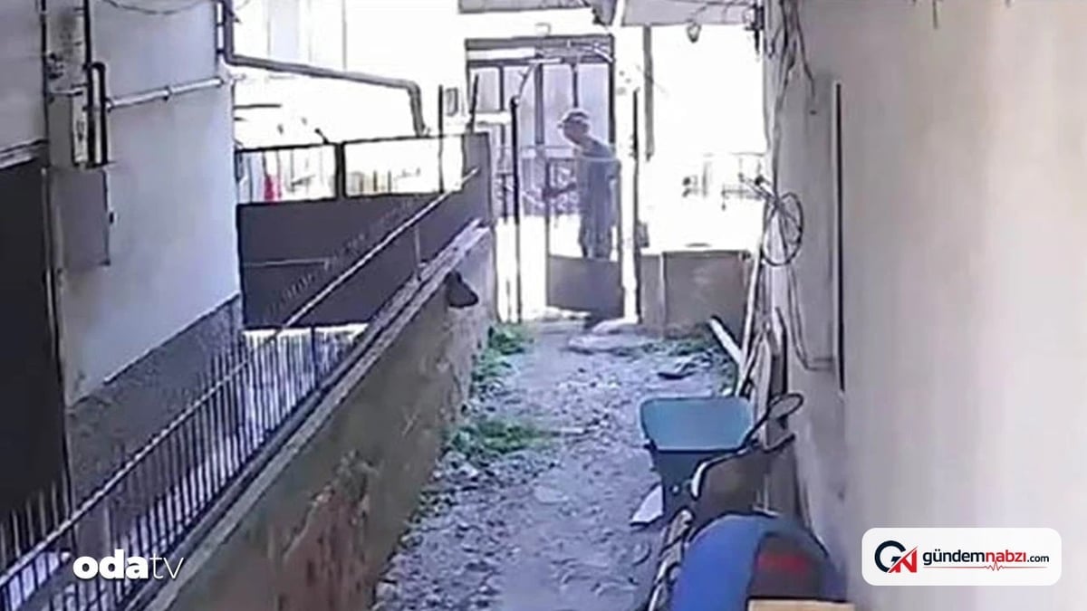 Bursa'da el arabasıyla kapı çalan hırsız güvenlik kamerasında