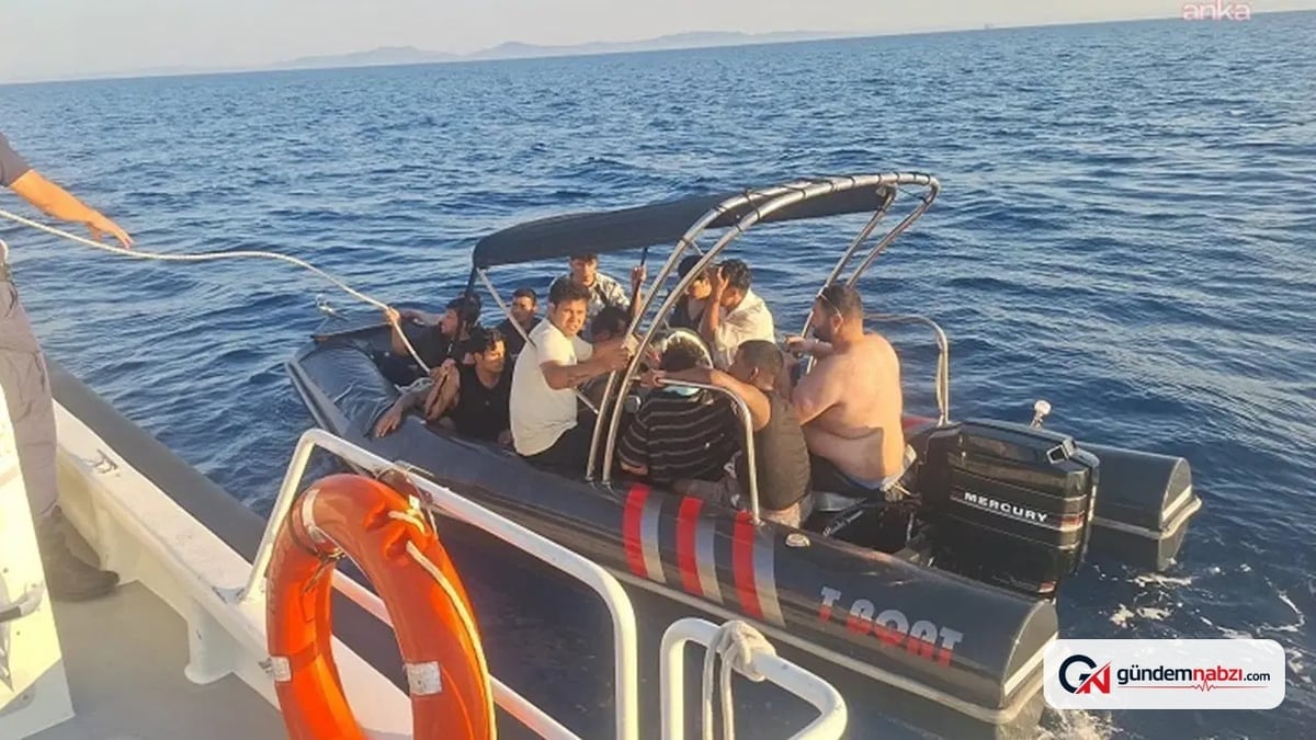 İzmir'de 51 düzensiz göçmen yakalandı, 2 şüpheli gözaltına alındı