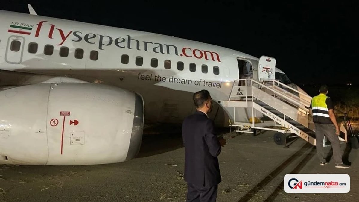 İran'da yolcu uçağı iniş sırasında pistten çıktı