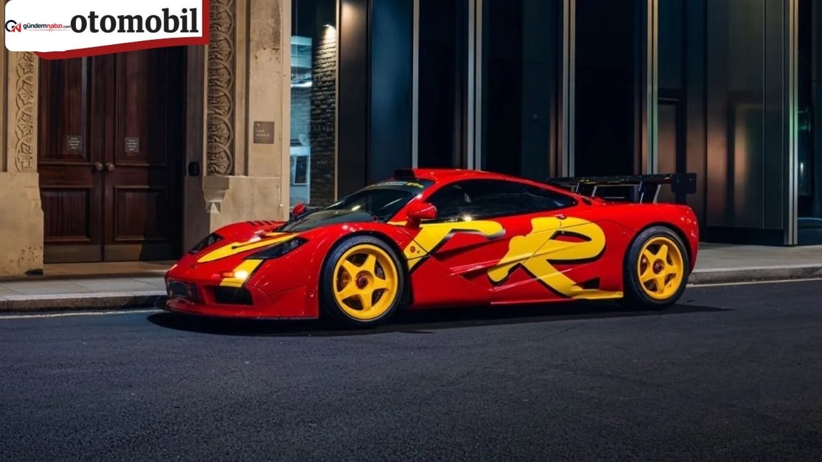 İki kez kaza yapan McLaren F1 GTR, 34,6 milyon dolara satıldı