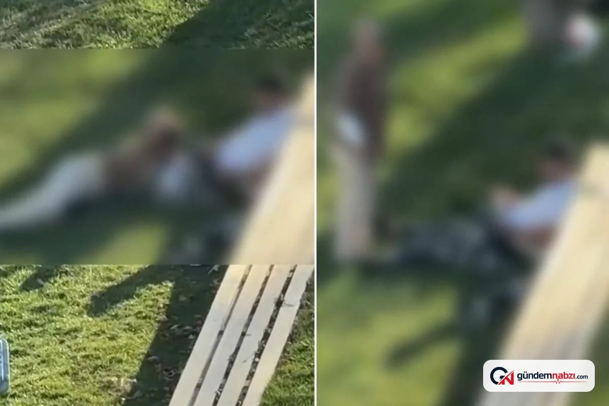 İstanbul'daki bir parkta kaydedilen uygunsuz görüntüler tepki çekti