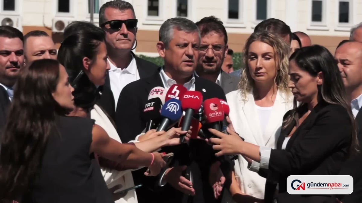 Özgür Özel'den İBB Davası tepkisi: Tarih önünde teessüf ediyorum