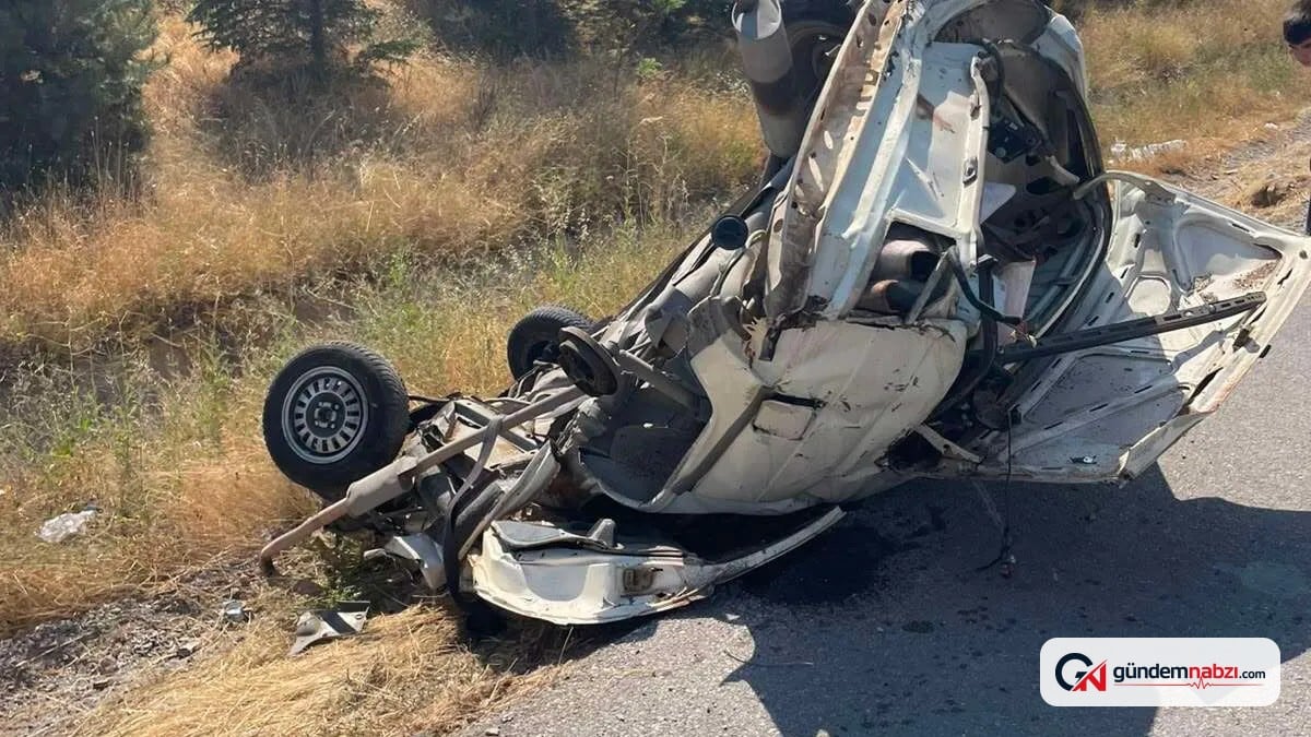 Karşı şeride geçen otomobil, gurbetçinin aracıyla çarpıştı: 2 ölü