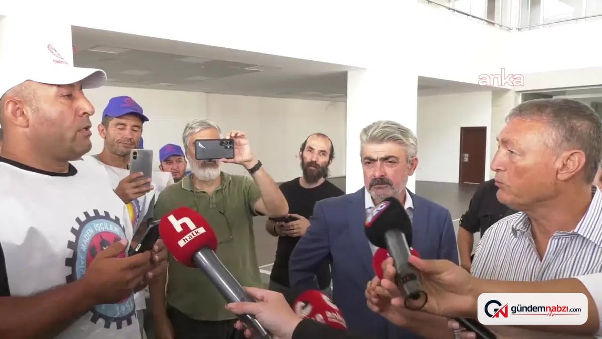 Holding patronu madencilere yemek ısmarlamak istedi