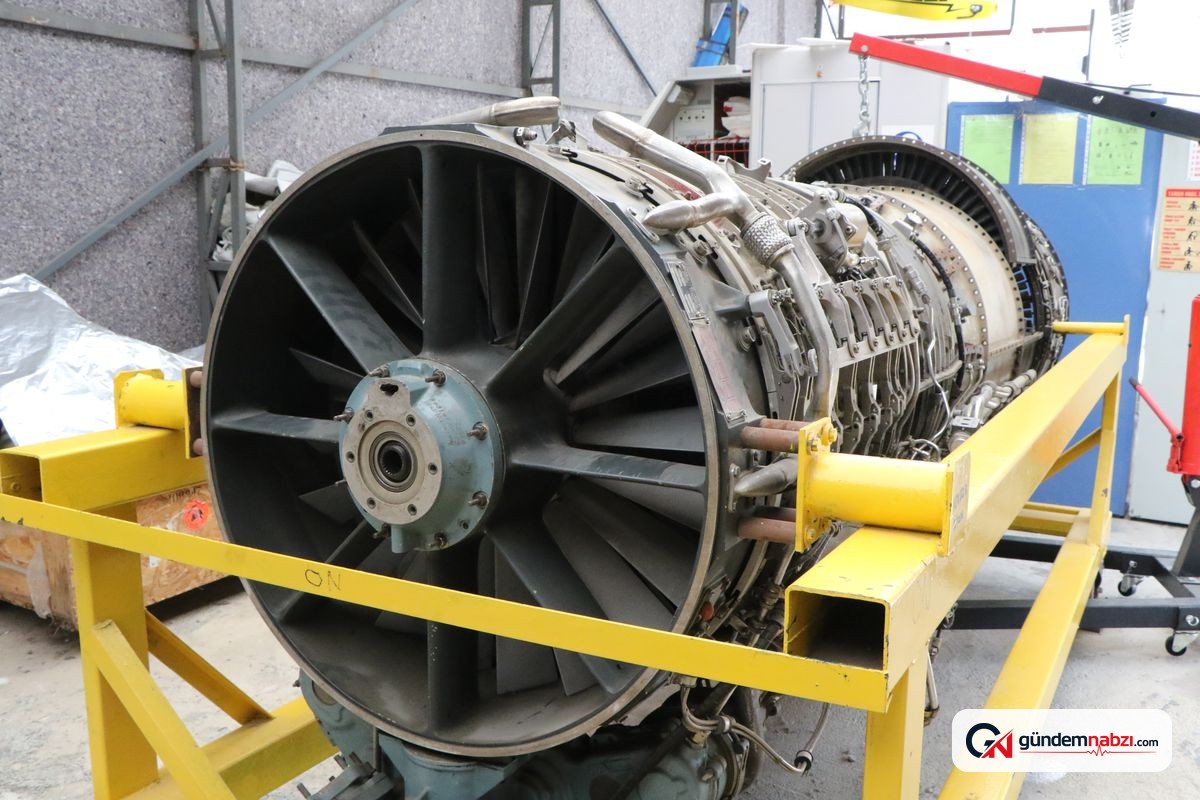 Samsun'da Lise öğrencileri F-4 motoruyla eğitim alıyor