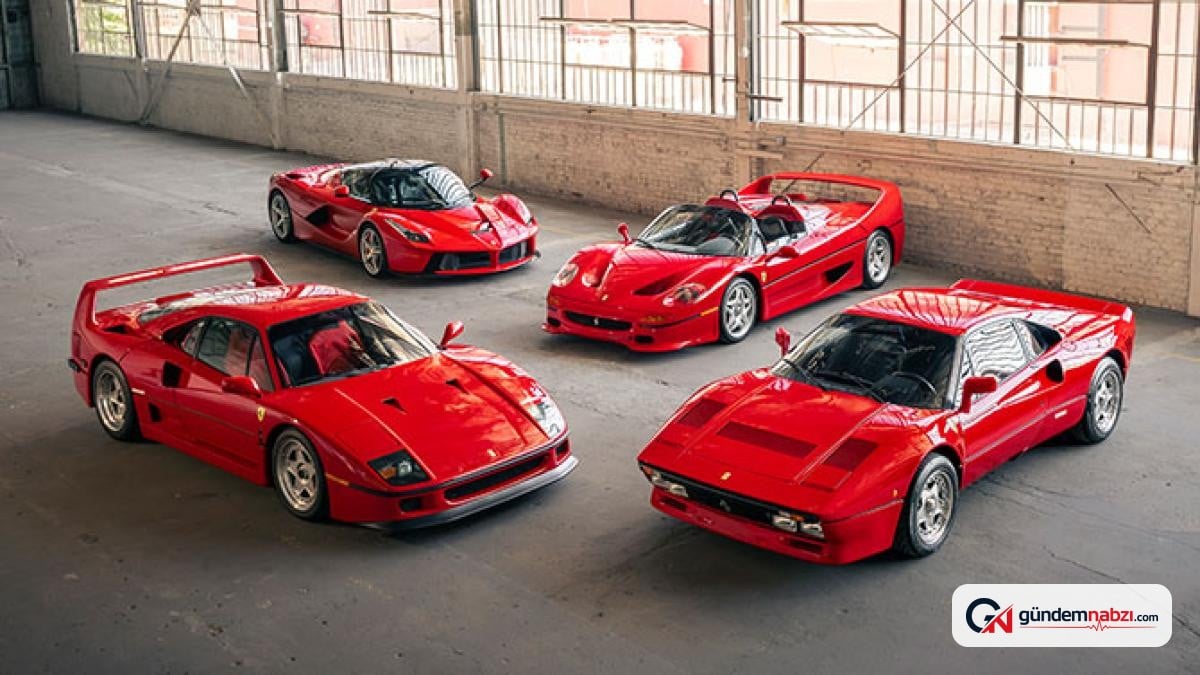 Monterey müzayedesinde Ferrari modelleri milyonlarca euroya alıcı buluyor