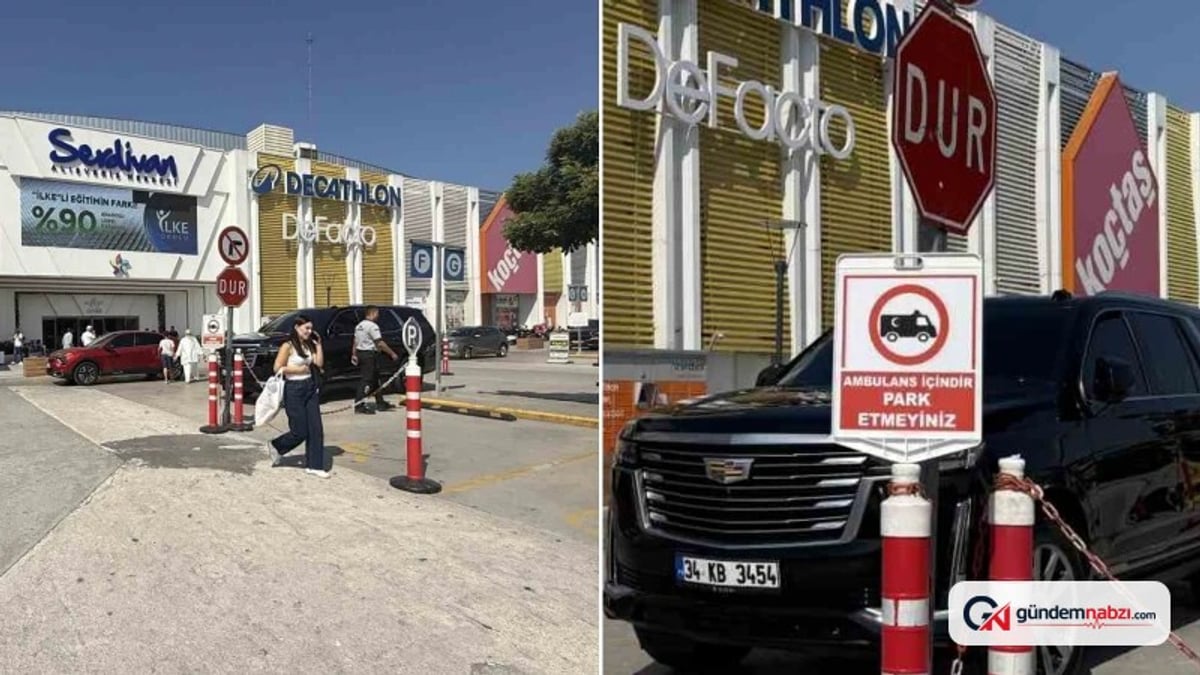 Sakarya'da 25 milyonluk lüks ciple ambulans alanı işgal edildi