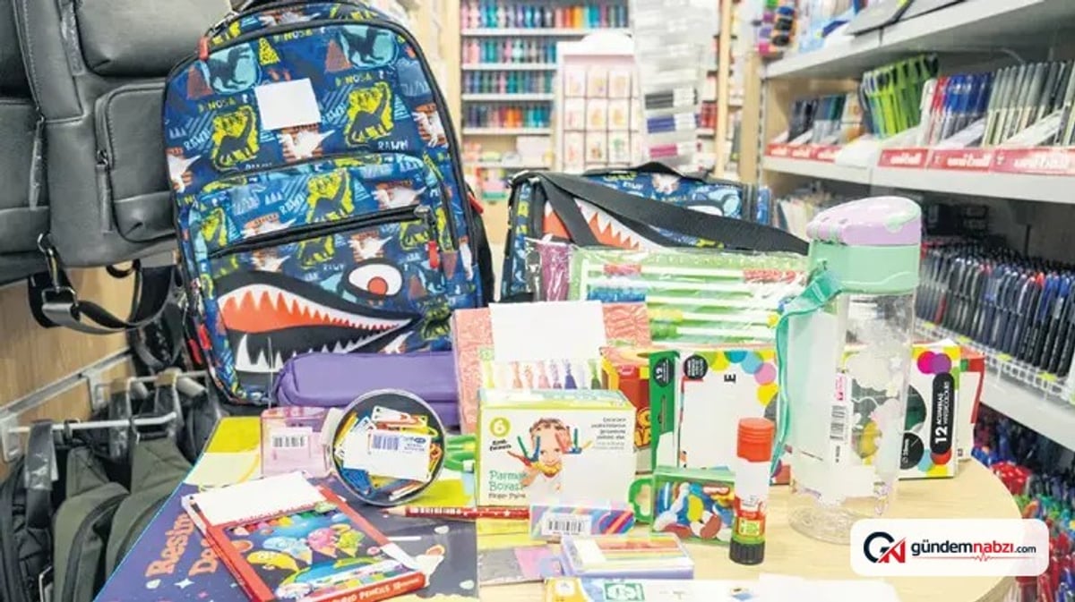 Okul çantası ve kırtasiye masrafları 2.500 TL'den başlıyor