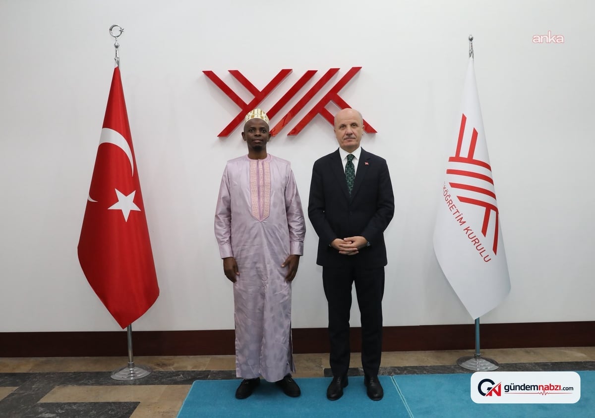 YÖK Başkanı Özvar, Ruanda Müftüsü Sindayigaya ile görüştü