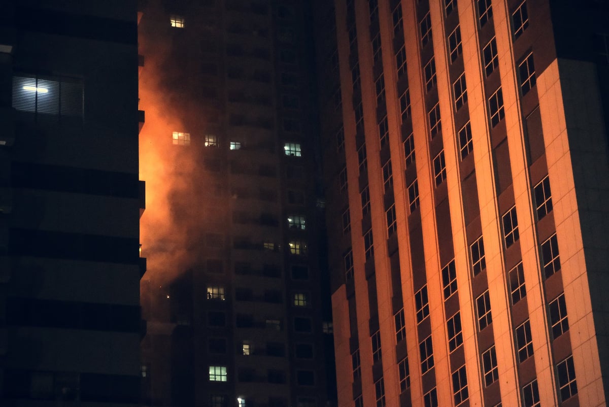 Çankırı'da apartman dairesinde yangın çıktı