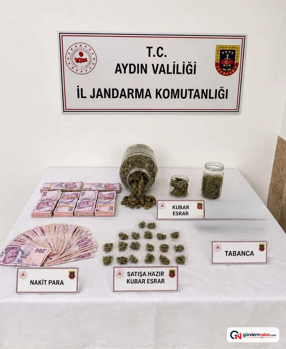 Aydın Nazilli'de uyuşturucu operasyonunda 2 kişi tutuklandı