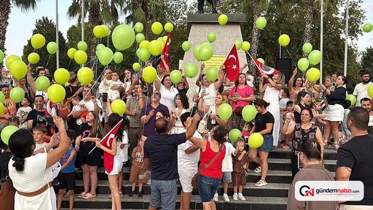 Göktuğ Karakaya için gökyüzüne balonlar bırakıldı
