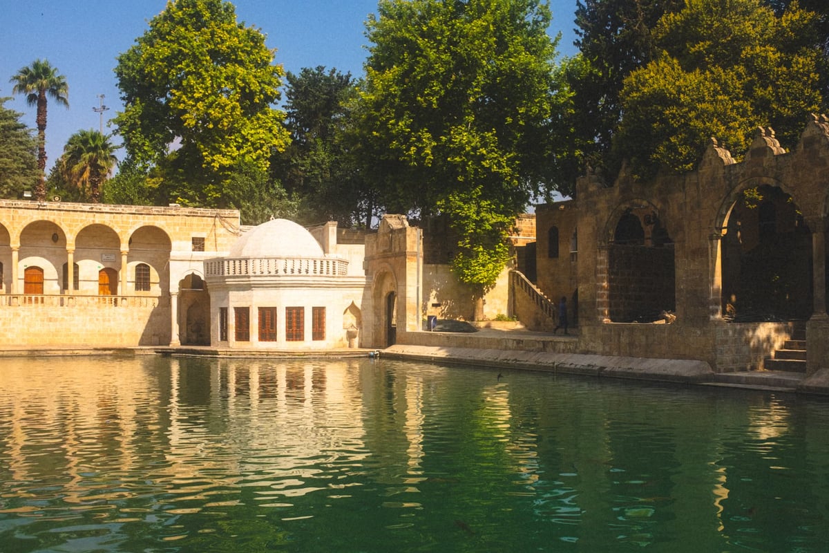 Şanlıurfa'da sıcaklar nedeniyle Balıklıgöl'e gece ziyaretleri arttı