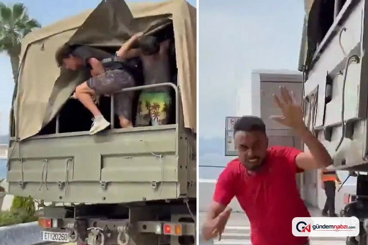Sebte'de yakalanan Faslı göçmenler askeri araçtan atladı