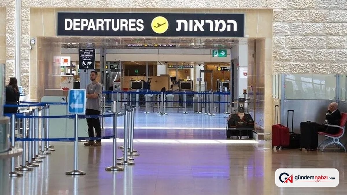 İsrail'de Ben Gurion Havalimanı'nda iş bırakma nedeniyle uçuşlar durduruldu