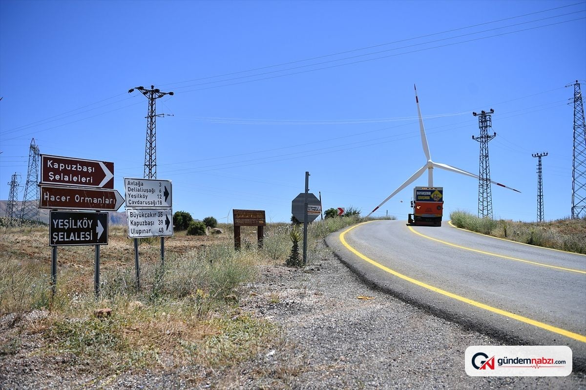 Kayseri'de Kapuzbaşı Şelaleleri yolu güvenli hale getirildi