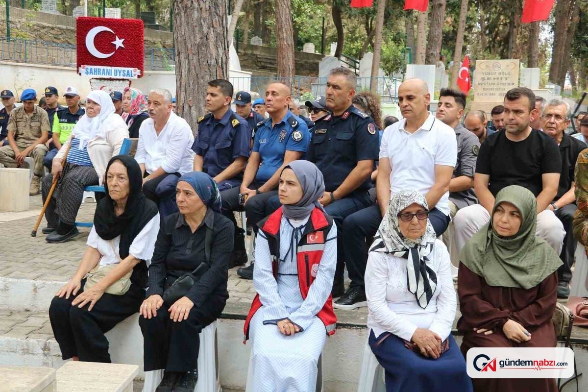 Şehit Abdullah Ümit Sercan Antalya Alanya'da anıldı