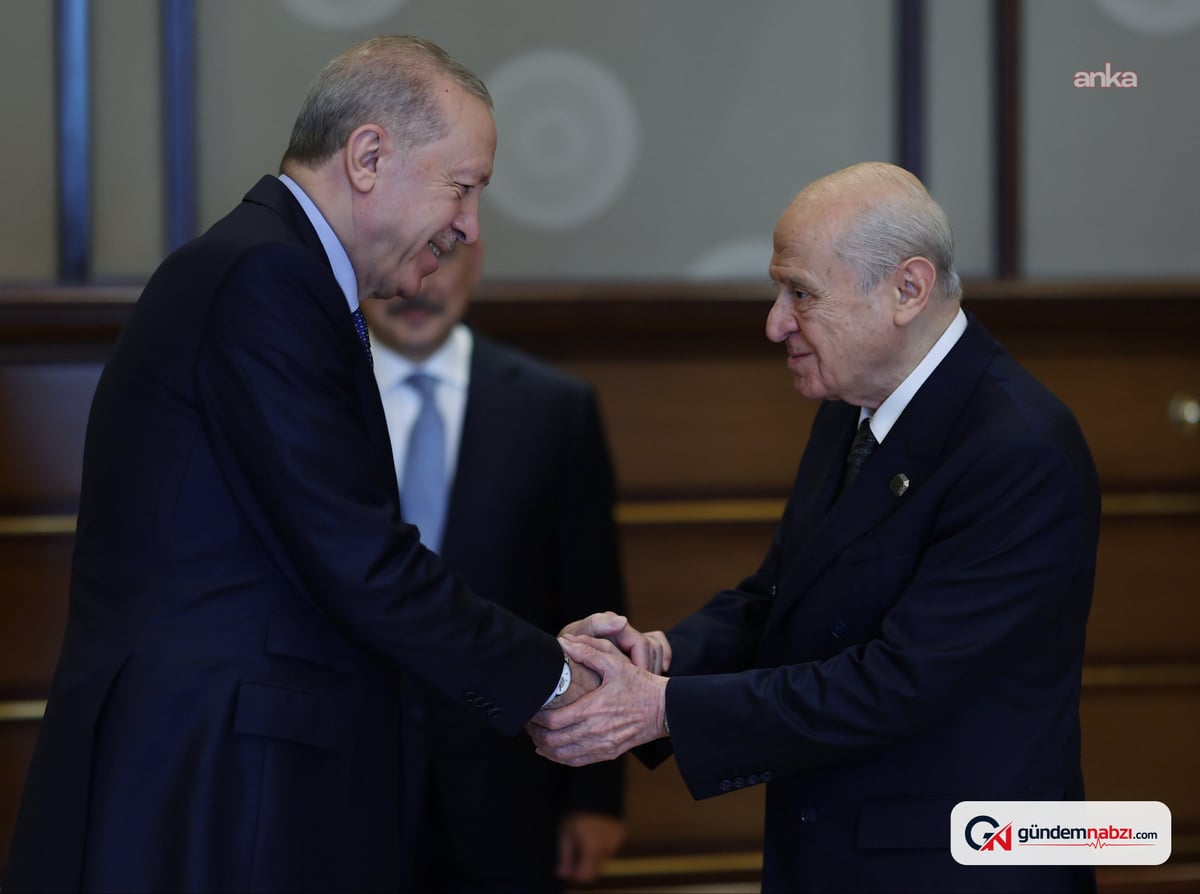 Erdoğan ve Bahçeli Cumhurbaşkanlığı'nda bir araya geldi
