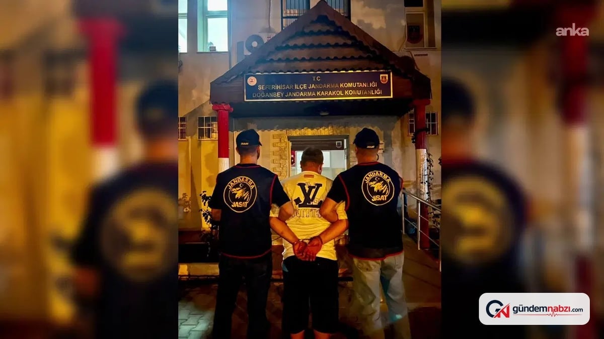 15 yıl 7 gün hapis cezasıyla aranan T.Ç., İzmir'de yakalandı