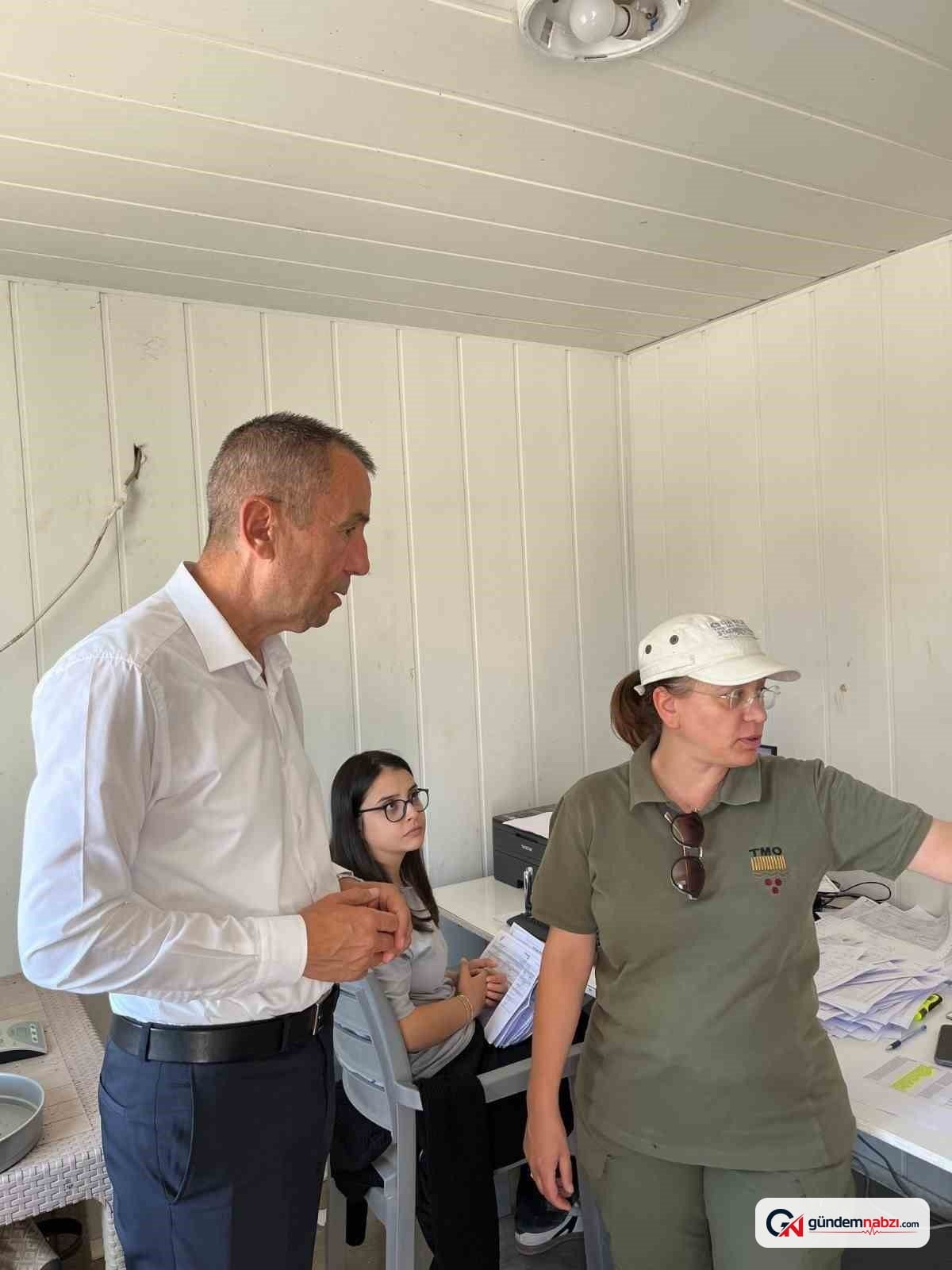 Bilecik'te TMO ürün alım noktası incelendi