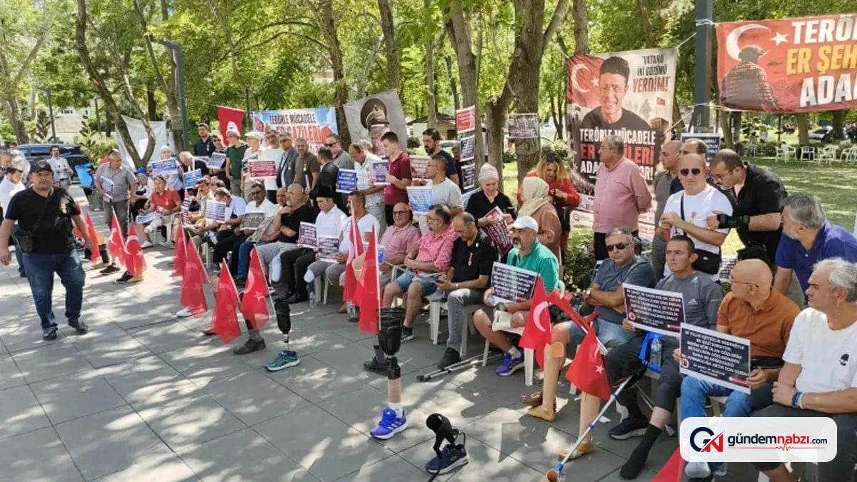Güvenpark'ta eylem sürerken dikkat çeken detaylar