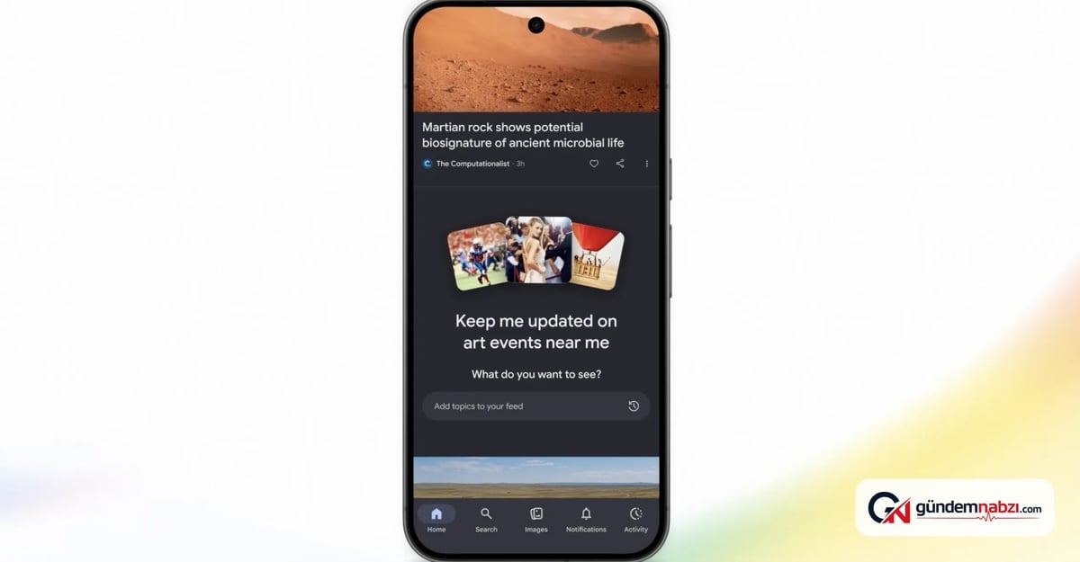 Google Discover akışına yapay zeka tabanlı sohbet botu geliyor