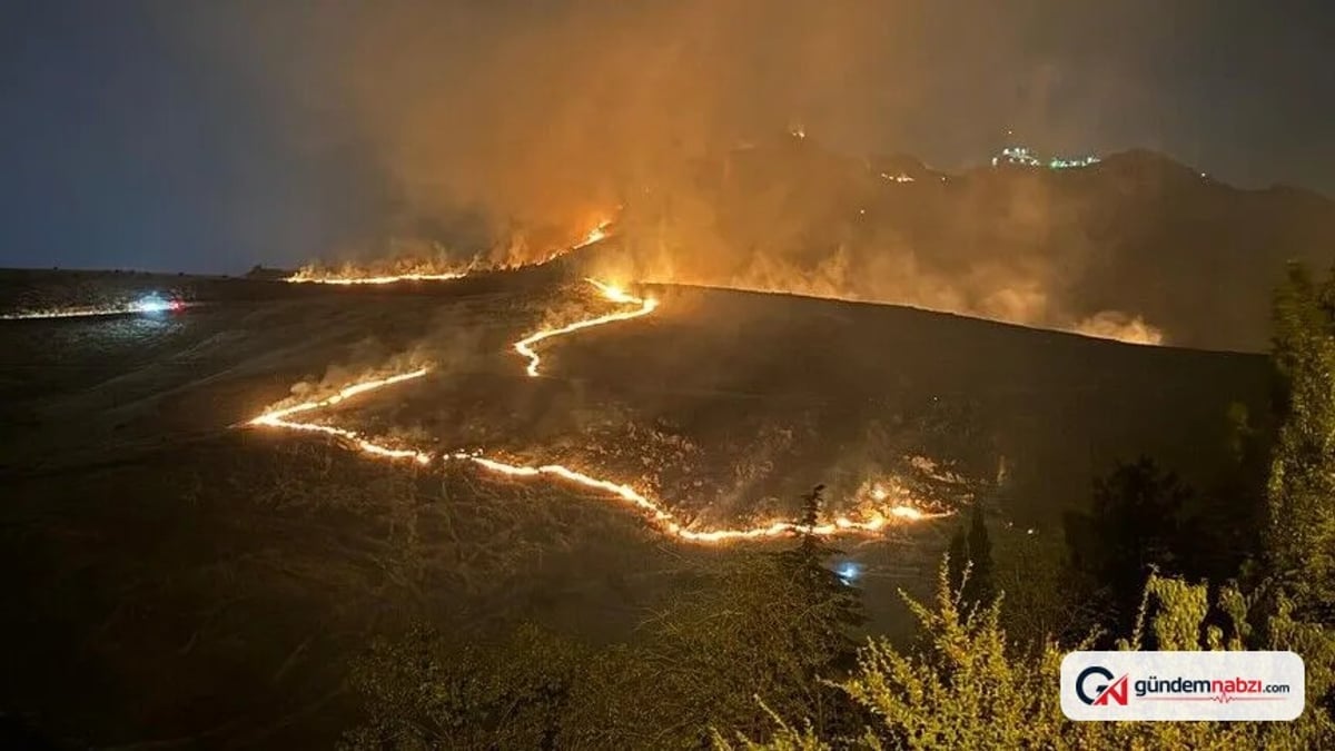 Ankara'da bir günde 140 yangın çıktı
