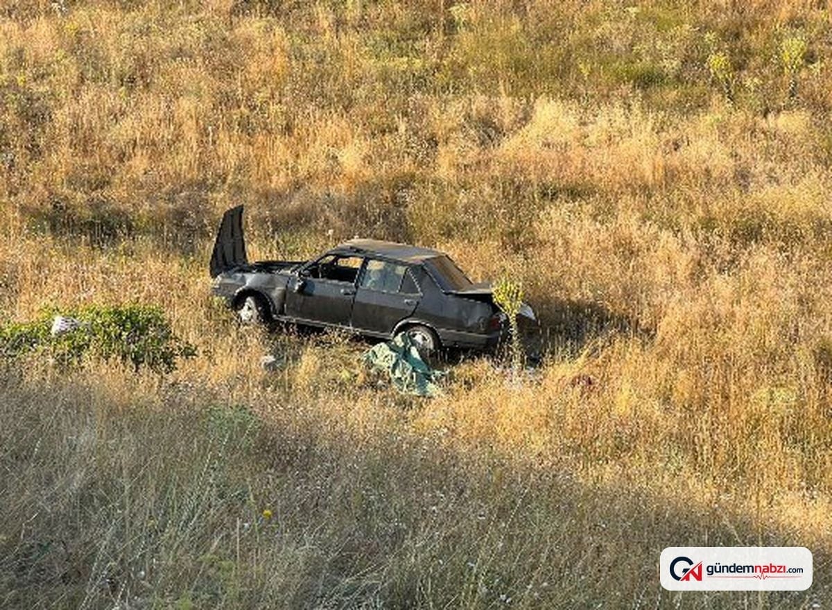 Çorum Alaca'da düğün dönüşü kaza: 1 kişi hayatını kaybetti