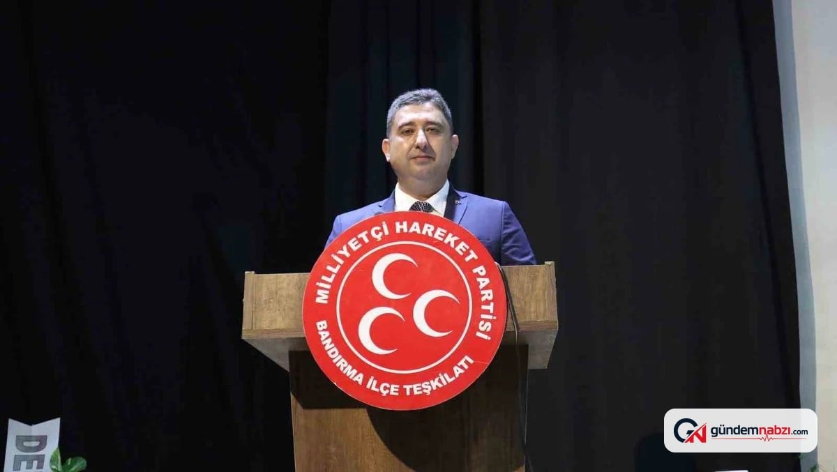 MHP Balıkesir Bandırma’da Harun Algül yeni başkan oldu