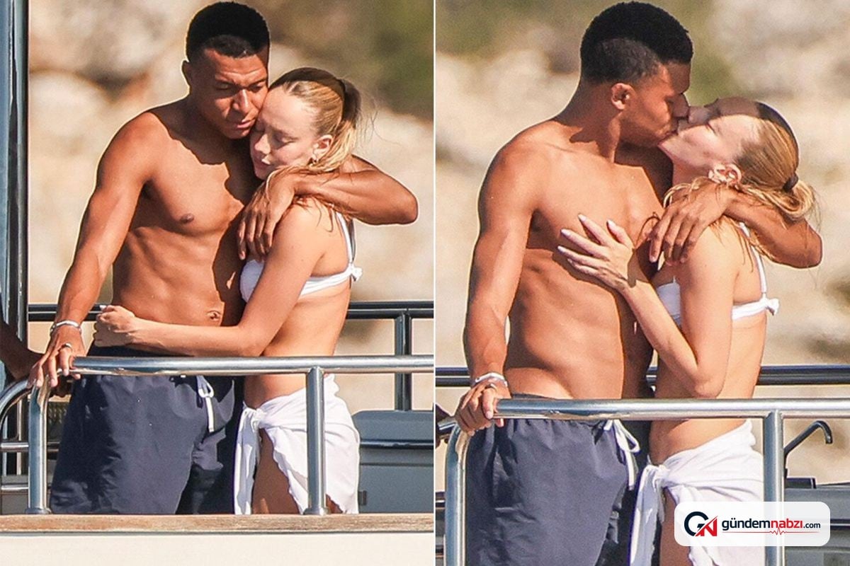Kylian Mbappe ile Ester Exposito Ibiza'da tatil yaptı