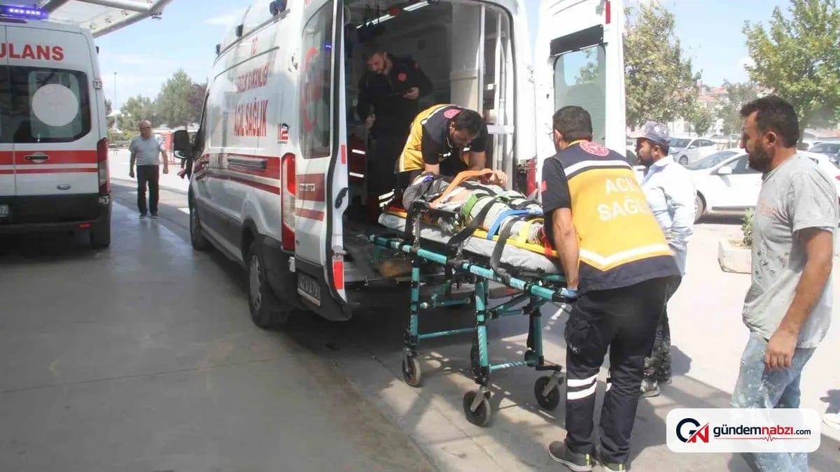İnşaatın 3’üncü katından düşen usta yaralandı