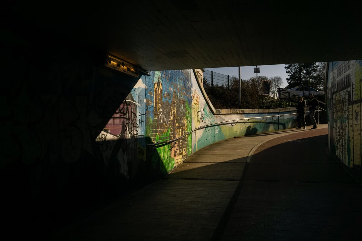 Ankara'da Farabi Alt Geçidi grafiti sanatıyla yenilendi