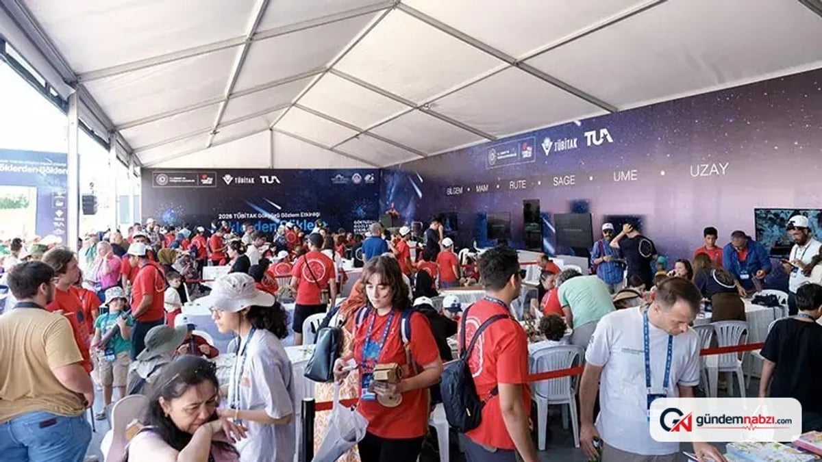 TÜBİTAK Gökyüzü gözlem etkinliği'ne Alper Gezeravcı katıldı