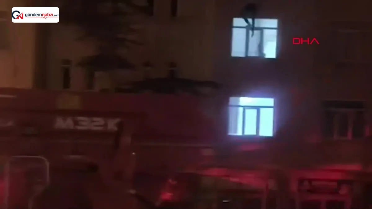 Aksaray'da çatıdan eve girmeye çalışan kişi 3. kattan düştü