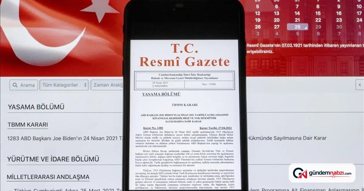 Resmi Gazete'de yayımlandı: Meclis'in tatile girmesine ilişkin karar