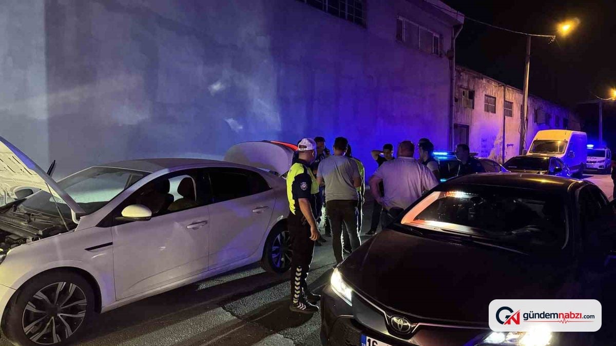Bursa'da çalıntı araç kovalamacası: 3 şüpheliye 380 bin lira ceza