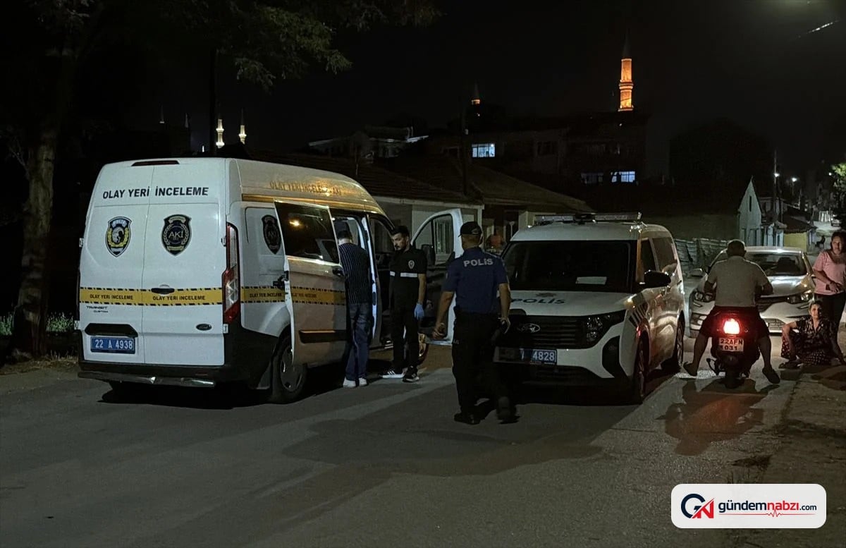 Edirne'de bıçaklı kavga: 1 yaralı