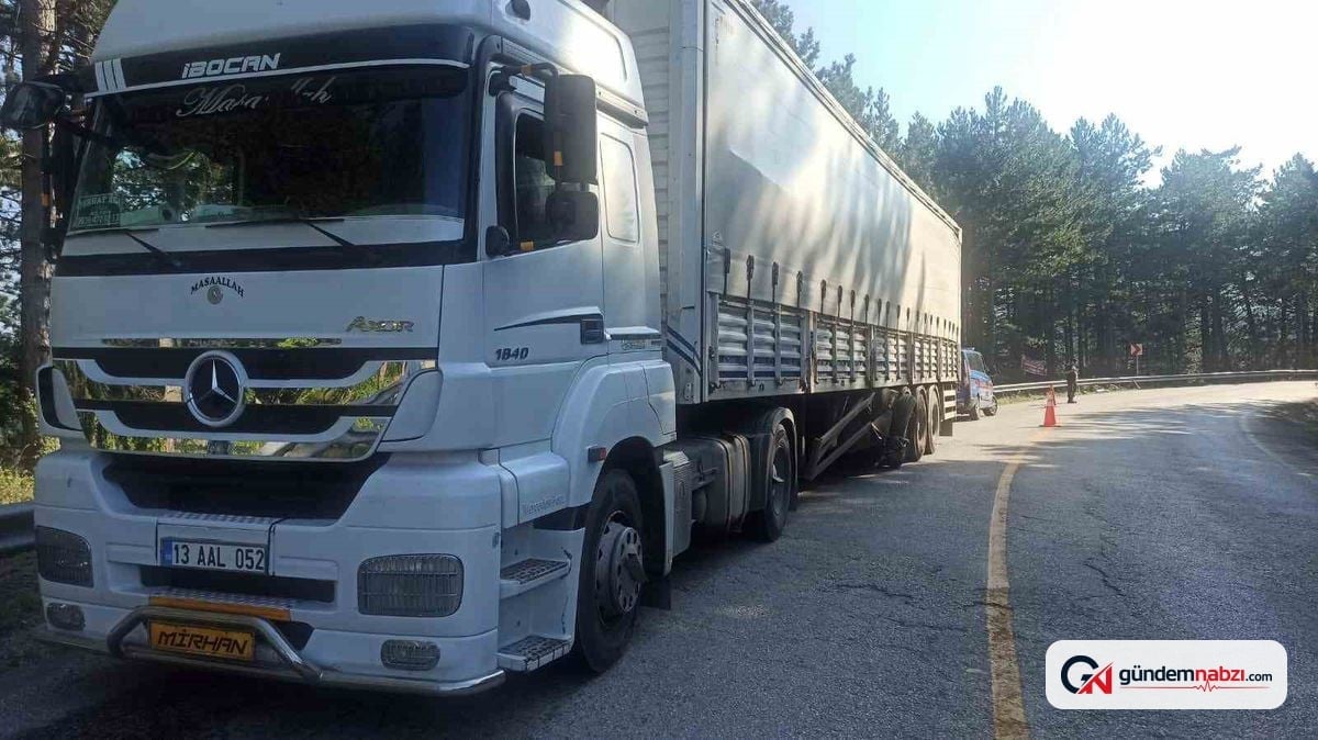 Karabük'te tır kazasında 4 kişi yaralandı
