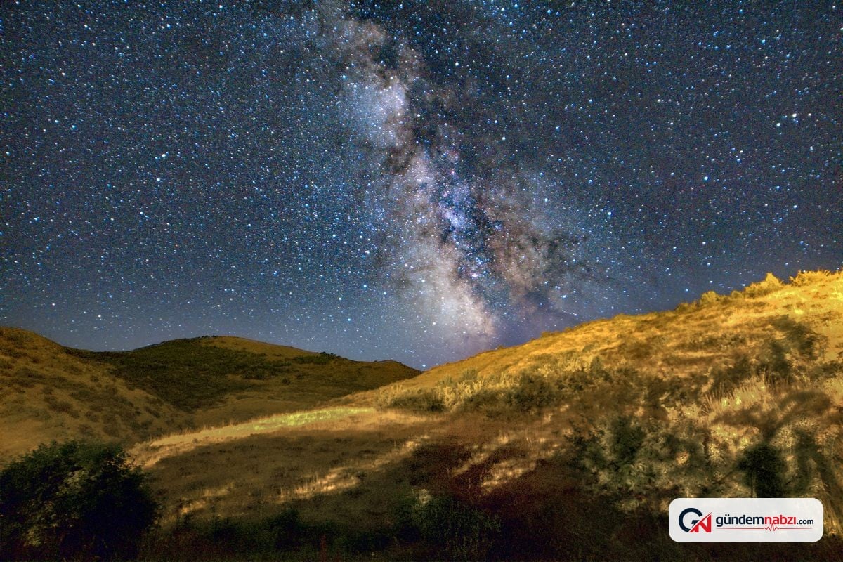 Bitlis'te Perseid meteor yağmuru gözlemlendi