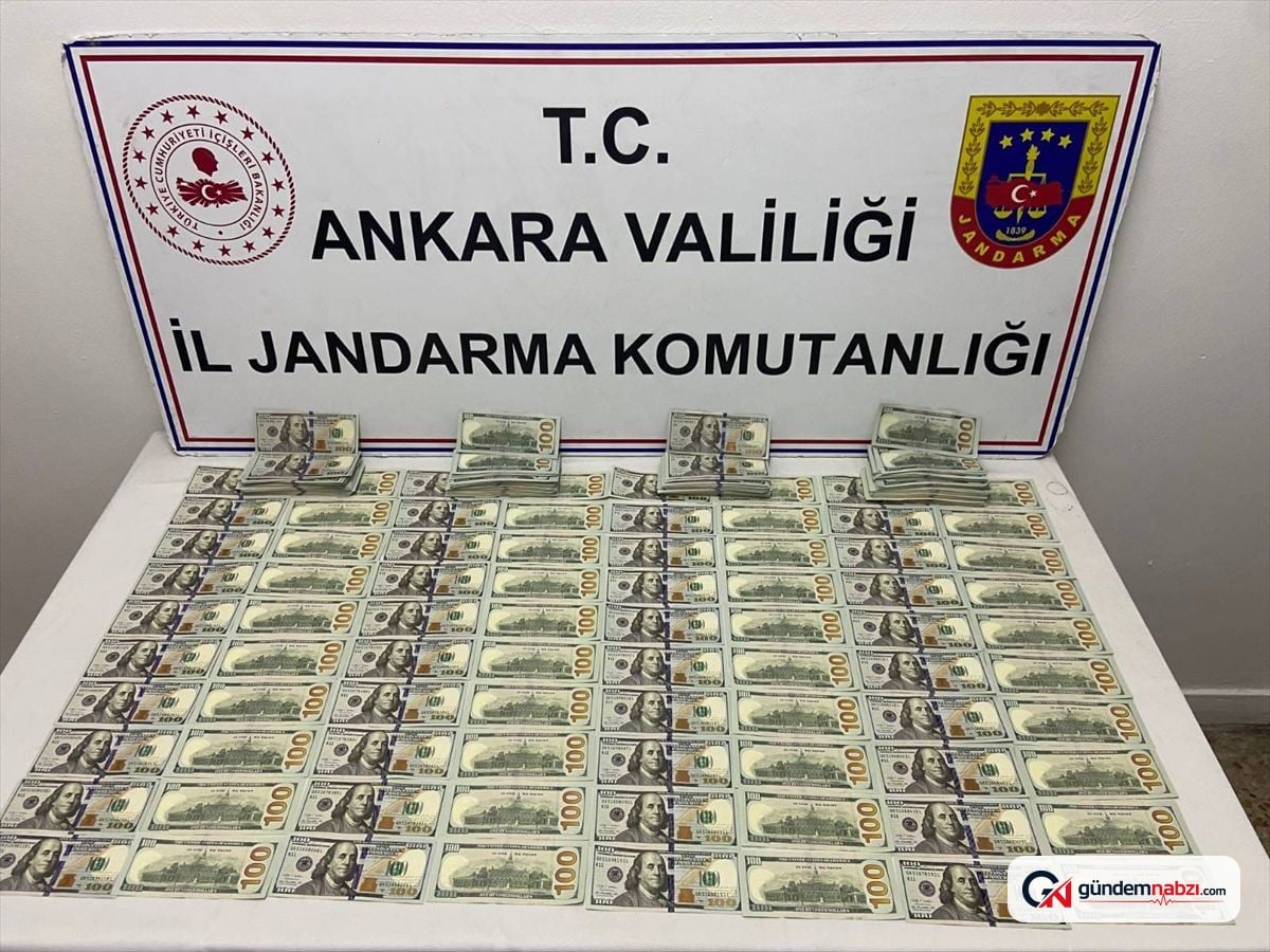 Ankara Mamak'ta 80 bin 50 dolar sahte para operasyonu: 2 gözaltı