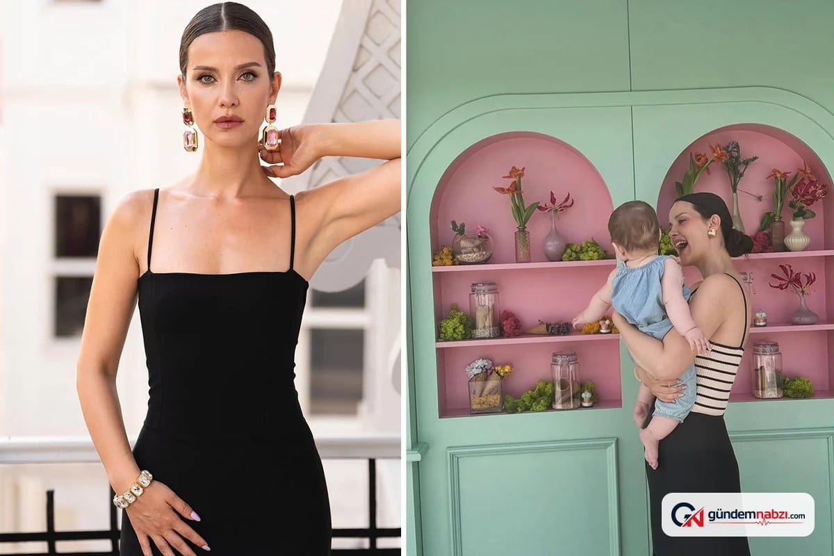 İrem Helvacıoğlu'nun kızı Sora ile neşeli anları dikkat çekti