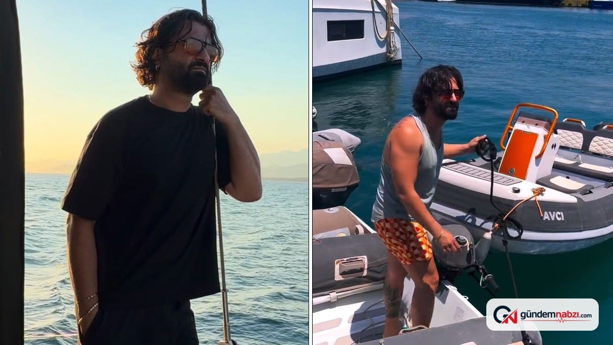 Koray Avcı, Yaz aylarını Muğla Fethiye'de teknede geçiriyor