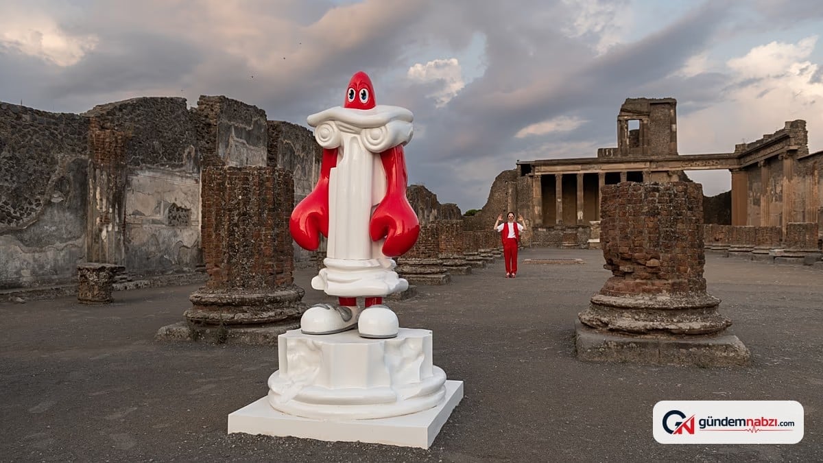Philip Colbert'in pop sanatı Pompeii'yi sarıyor