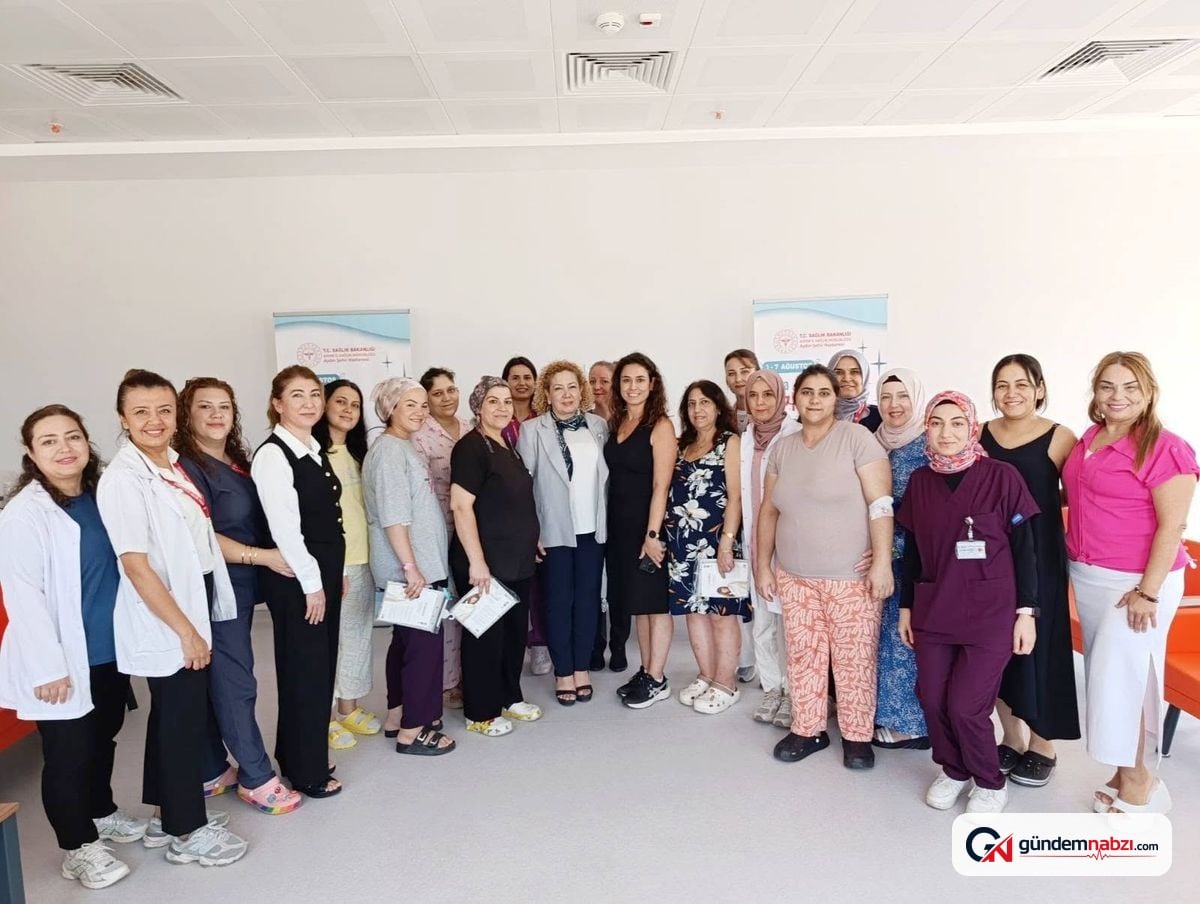 Aydın Şehir Hastanesi'nde lohusa buluşması düzenlendi